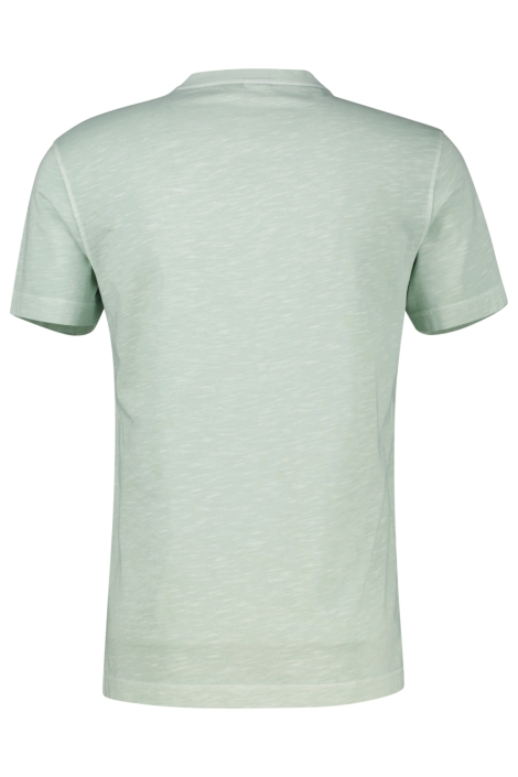 Lerros groene heren t-shirt | Achteraanzicht