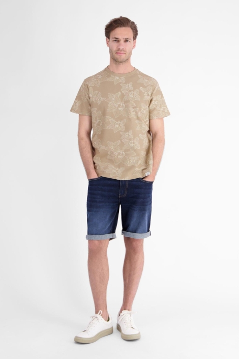 Lerros beige heren t-shirt | Model