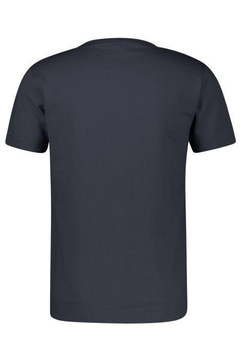 Lerros blauwe heren t-shirt | Achteraanzicht