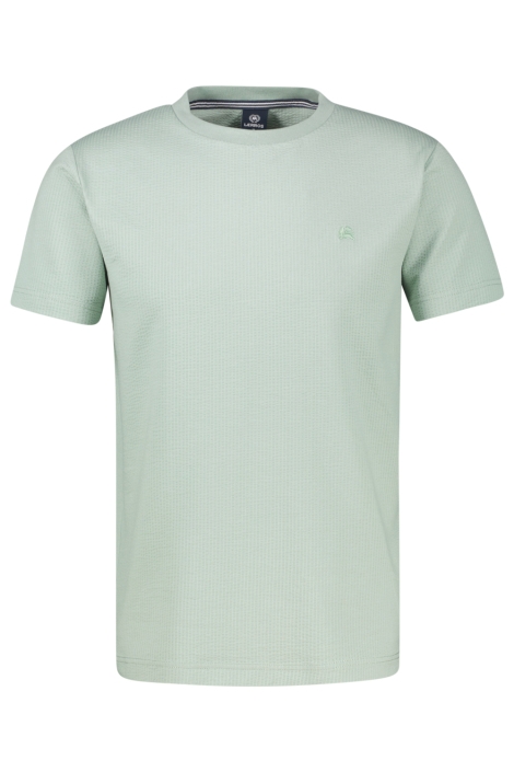Lerros groene heren t-shirt | Vooraanzicht