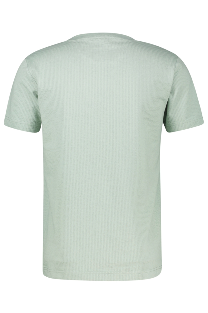 Lerros groene heren t-shirt | Achteraanzicht