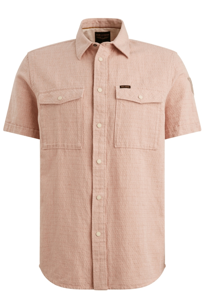 PME legend roze heren overhemd | Vooraanzicht