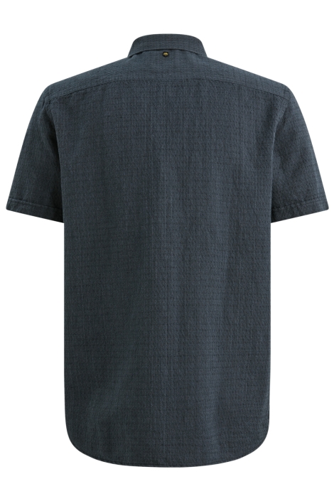 PME legend blauwe heren overhemd | Achteraanzicht