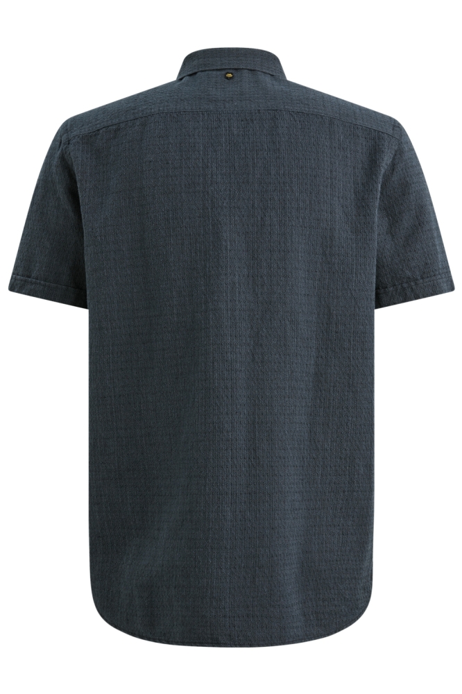 PME legend blauwe heren overhemd | Achteraanzicht