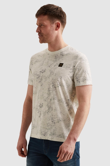 PME legend witte heren t-shirt | Model vooraanzicht