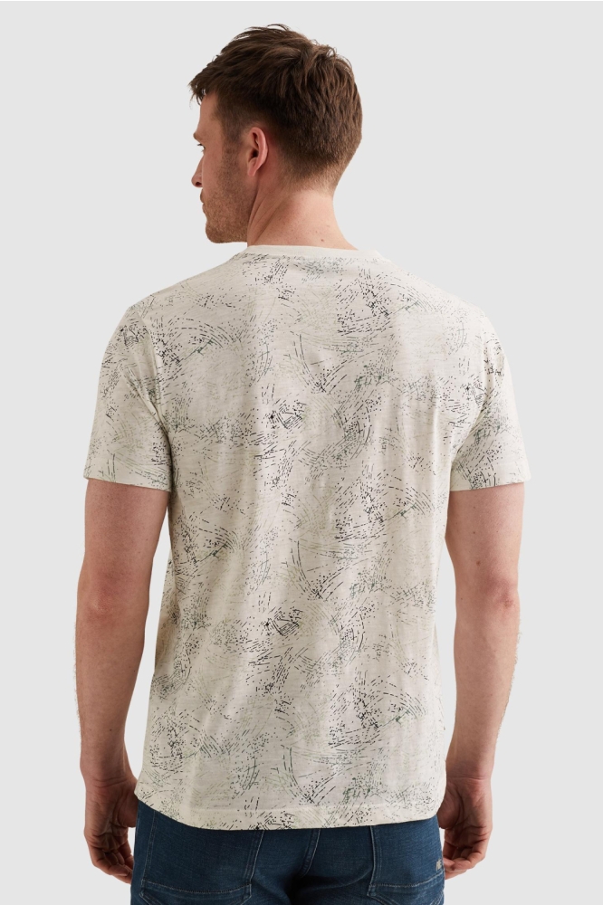 PME legend witte heren t-shirt | Model achteraanzicht