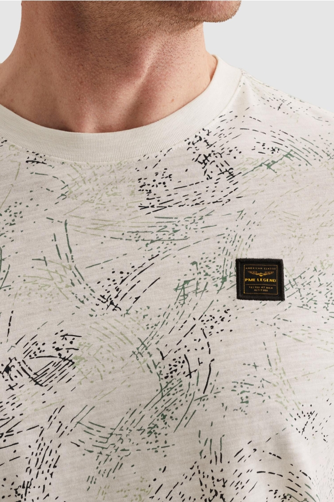 PME legend witte heren t-shirt | Close up