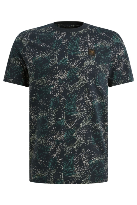 PME legend blauwe heren t-shirt | Vooraanzicht