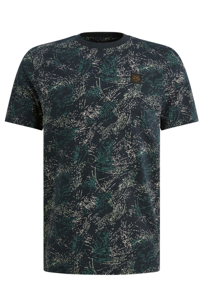 PME legend blauwe heren t-shirt | Vooraanzicht