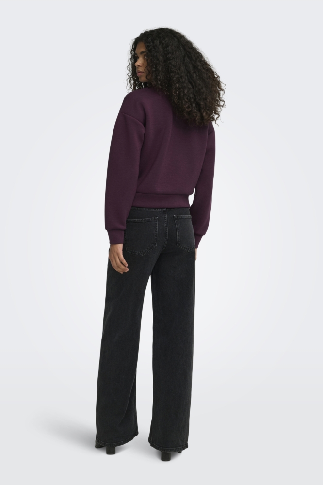 Only bordeaux dames vest | Model