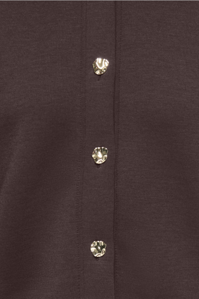 Only bruine dames vest | Close up