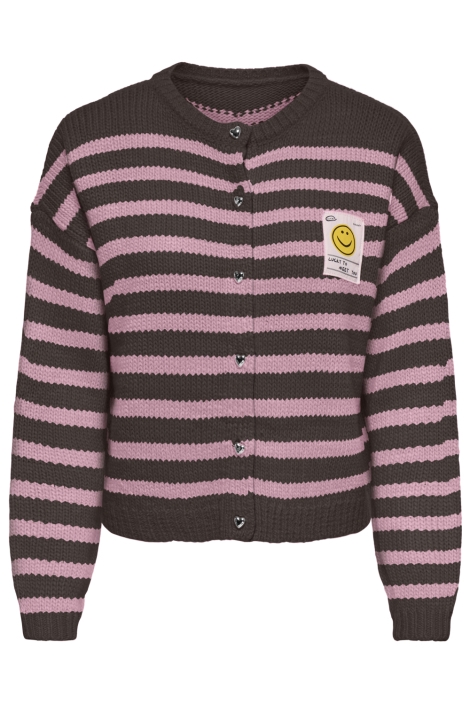 Only bruine dames vest | Vooraanzicht