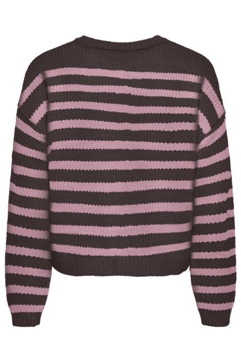 Only bruine dames vest | Achteraanzicht