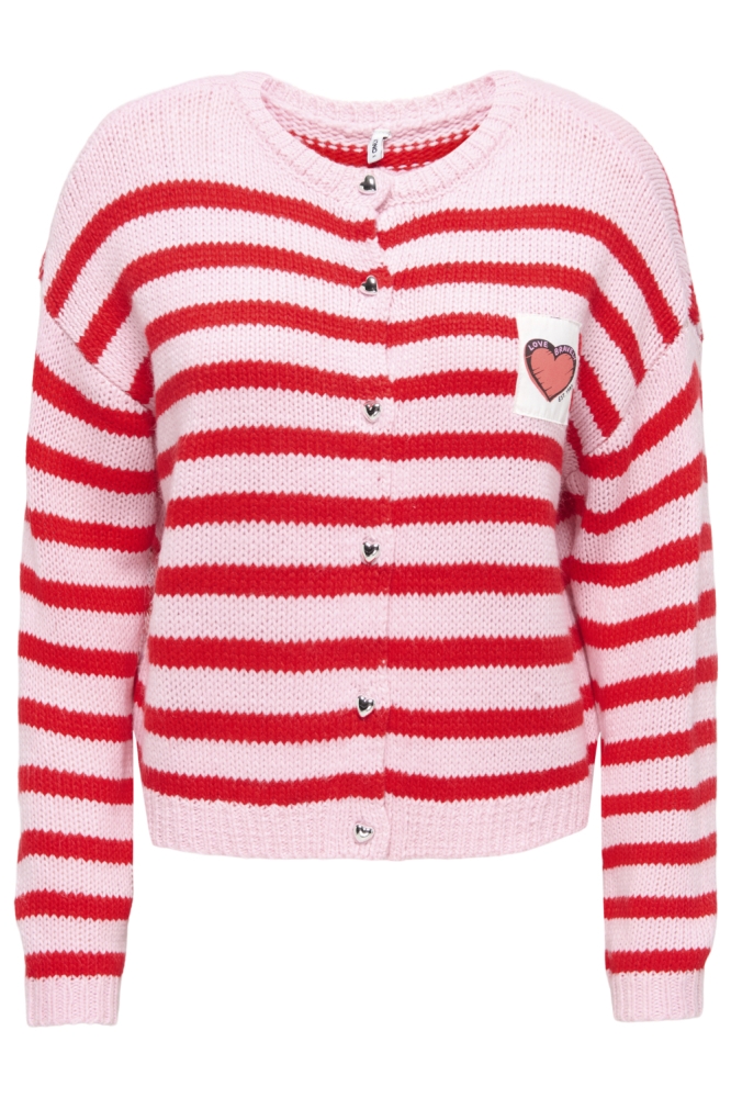 Only roze dames vest | Vooraanzicht