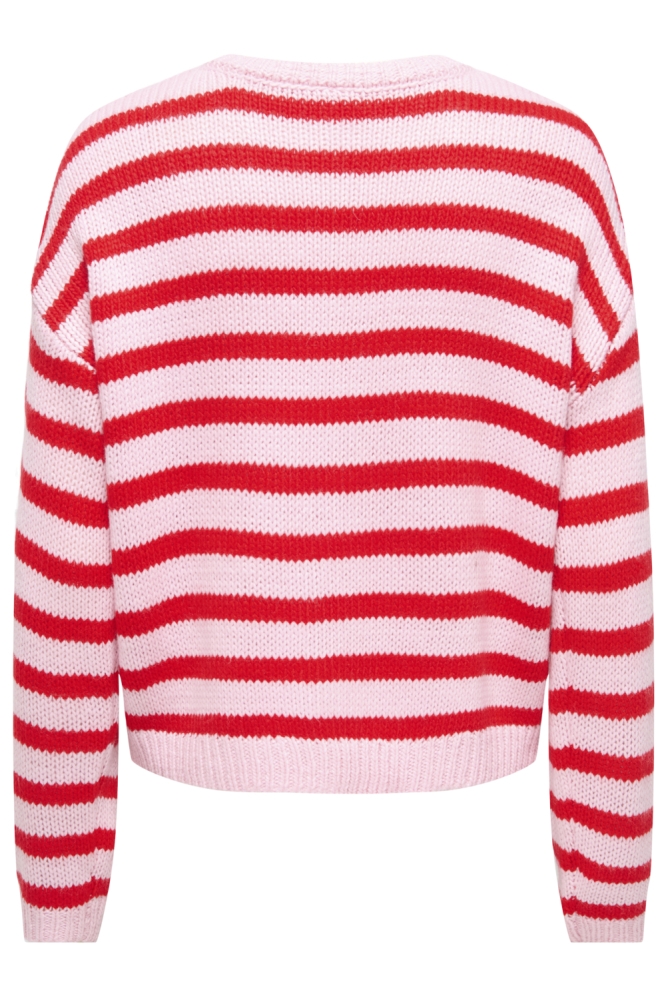 Only roze dames vest | Achteraanzicht