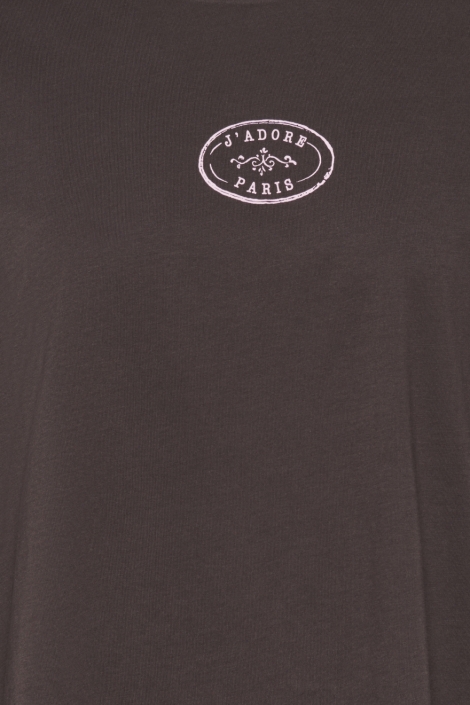 Only bruine dames t-shirt | Close up