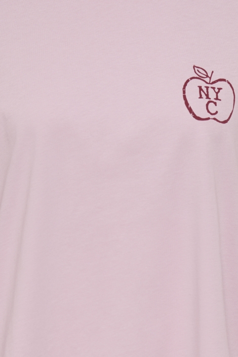 Only roze dames t-shirt | Close up