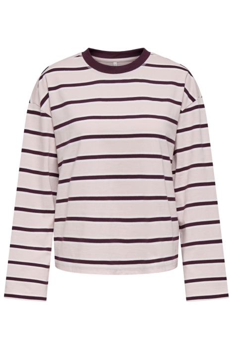 Only roze dames t-shirt | Vooraanzicht