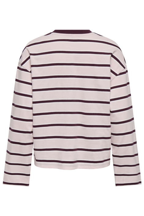 Only roze dames t-shirt | Achteraanzicht
