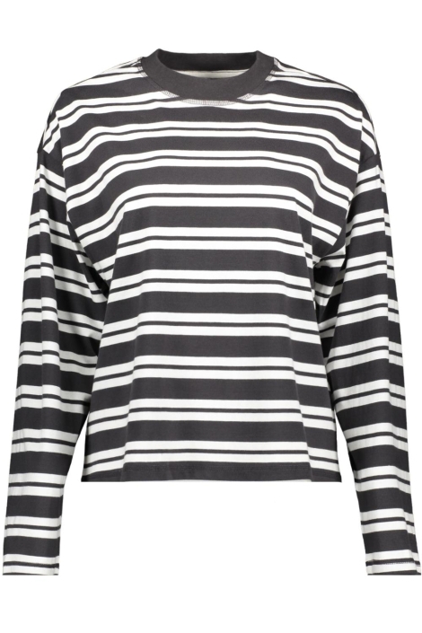 Only grijze dames t-shirt | Vooraanzicht