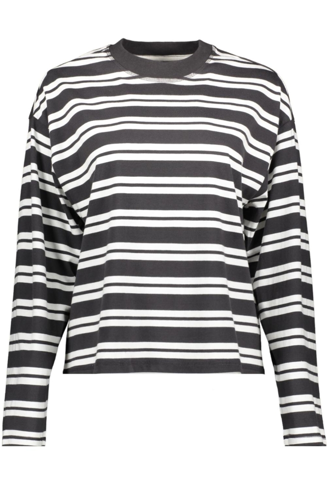 Only grijze dames t-shirt | Vooraanzicht