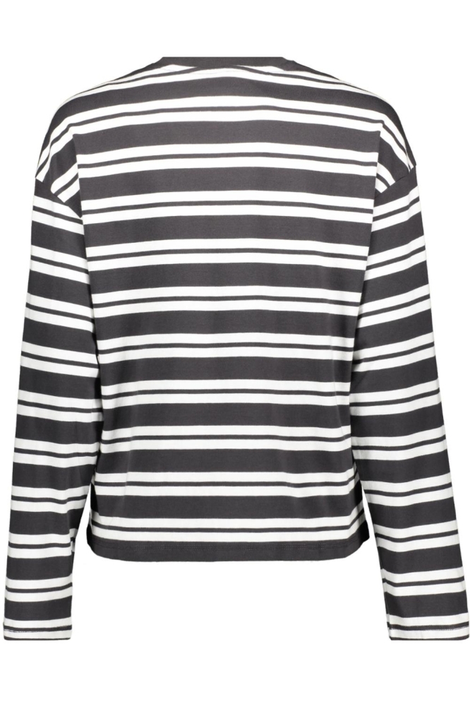 Only grijze dames t-shirt | Achteraanzicht