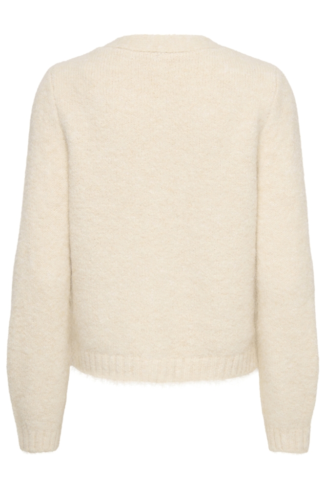 Only beige dames vest | Achteraanzicht