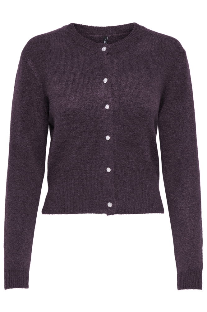 Only paarse dames vest | Vooraanzicht