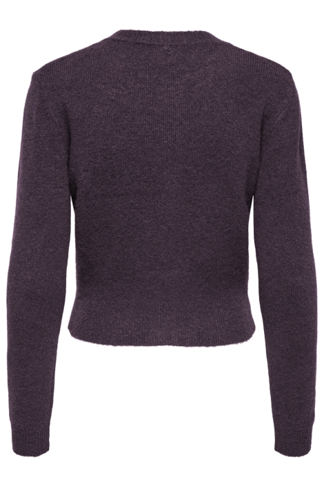 Only paarse dames vest | Achteraanzicht
