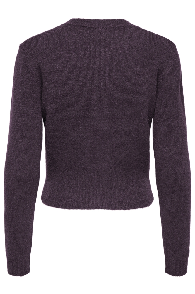 Only paarse dames vest | Achteraanzicht