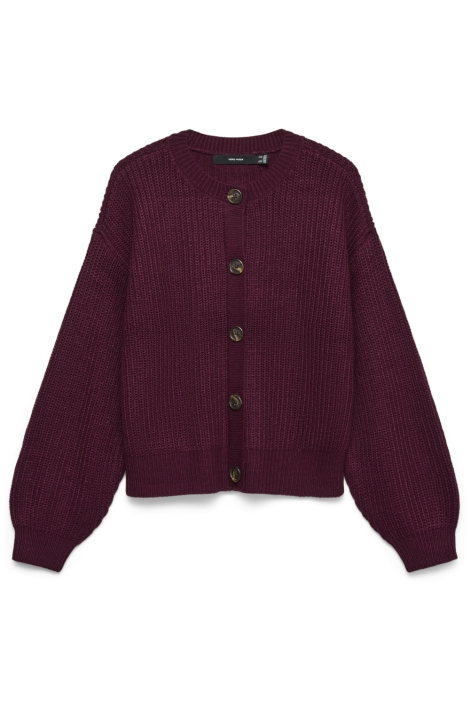 Vero Moda bordeaux dames vest | Vooraanzicht