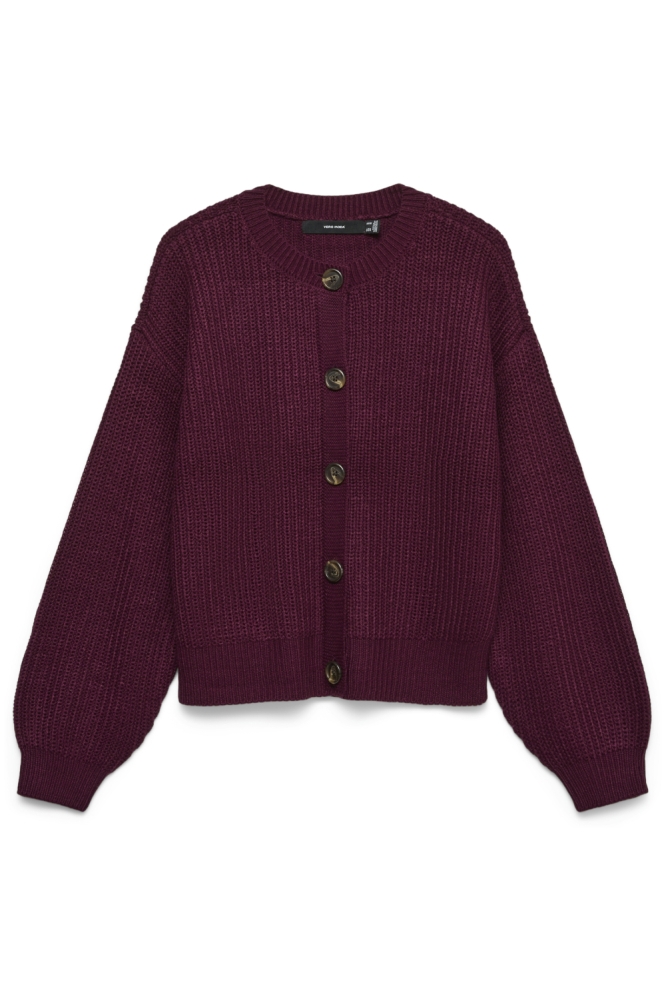Vero Moda bordeaux dames vest | Vooraanzicht