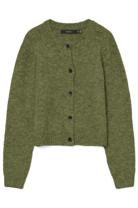 Vero Moda groene dames vest | Vooraanzicht