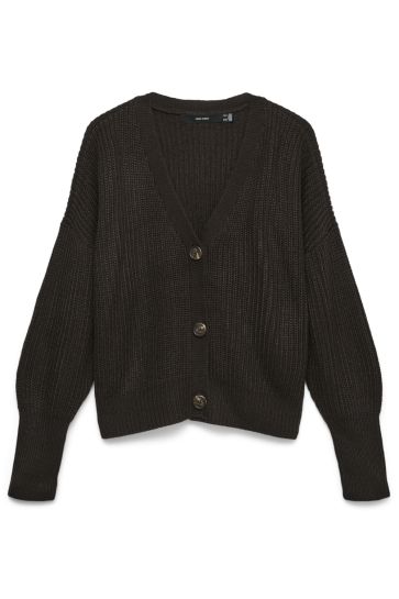 Vero Moda vmlea ls v-neck cuff cardigan noos Bruin