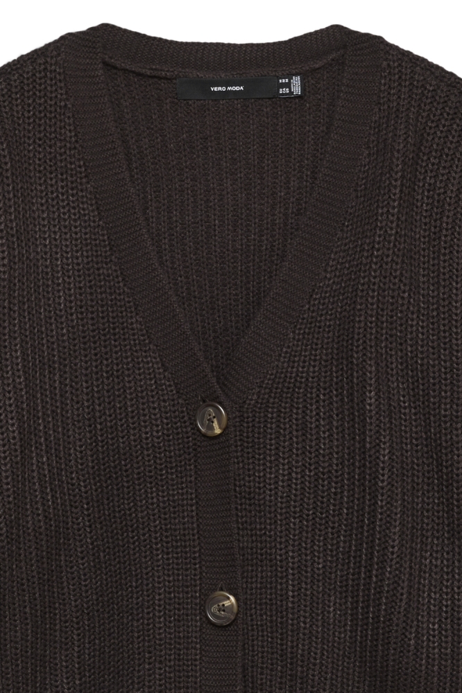 Vero Moda bruine dames vest | Close up