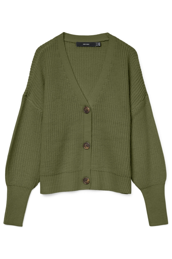 Vero Moda groene dames vest | Vooraanzicht