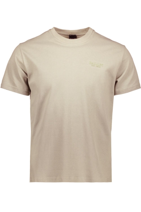 Ballin zand heren t-shirt | Vooraanzicht