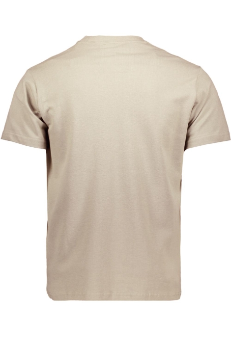 Ballin zand heren t-shirt | Achteraanzicht