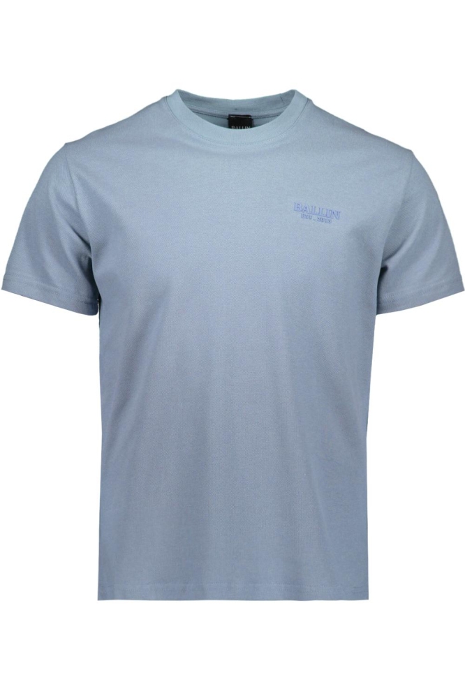 Ballin blauwe heren t-shirt | Vooraanzicht