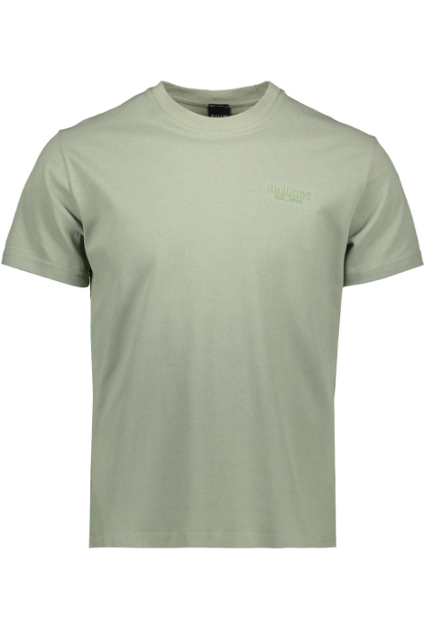 Ballin groene heren t-shirt | Vooraanzicht
