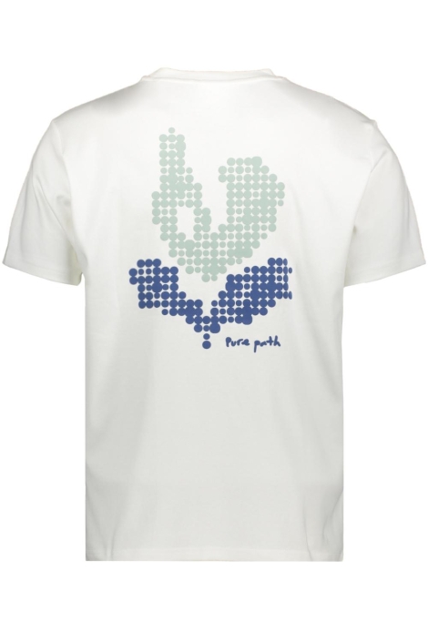 Pure Path witte heren t-shirt | Achteraanzicht