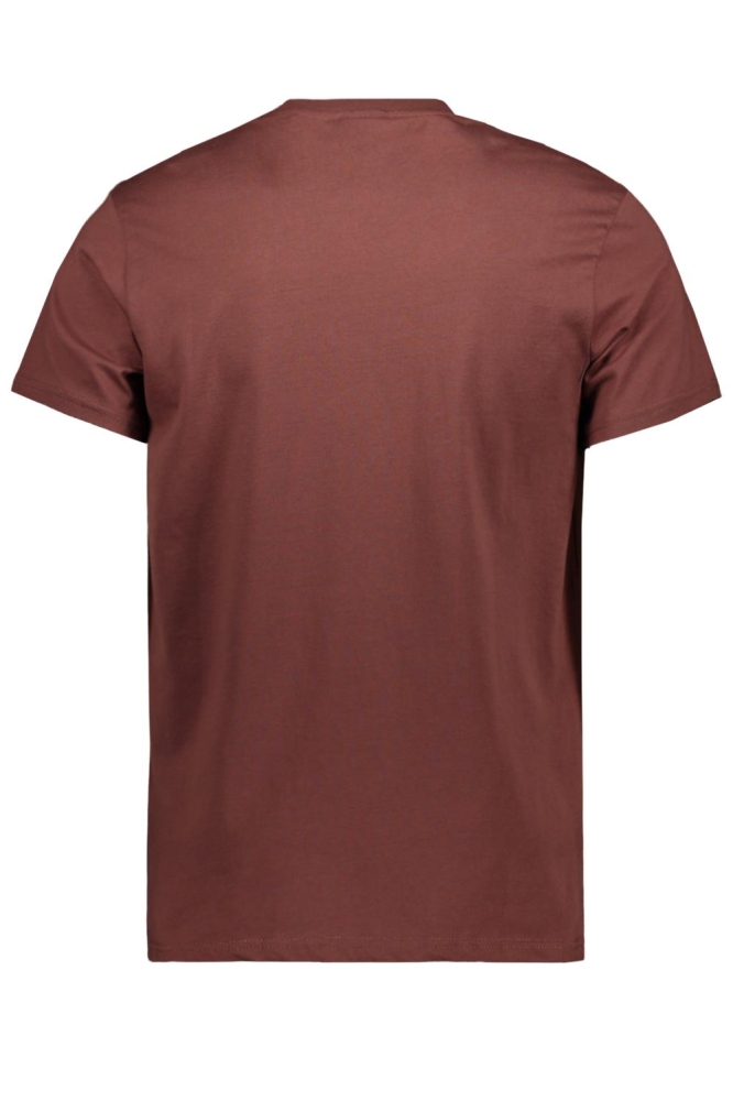 Ballin taupe heren t-shirt | Achteraanzicht