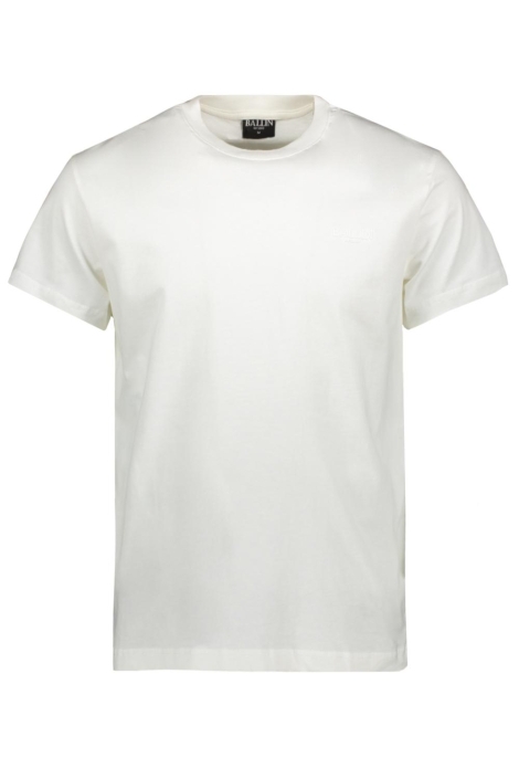 Ballin witte heren t-shirt | Vooraanzicht