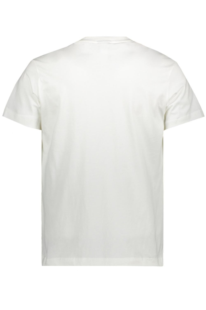 Ballin witte heren t-shirt | Achteraanzicht