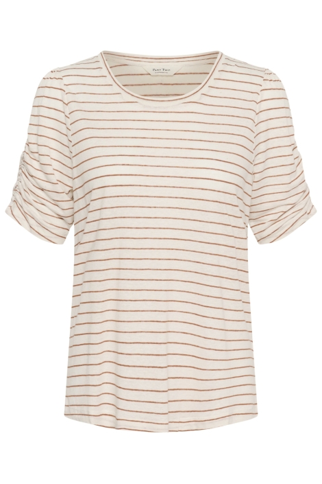 Part Two ecru dames t-shirt | Vooraanzicht