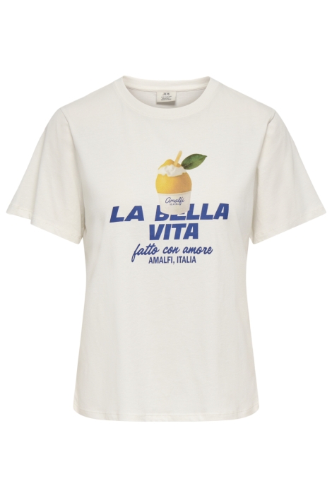 Jacqueline de Yong witte dames t-shirt | Vooraanzicht