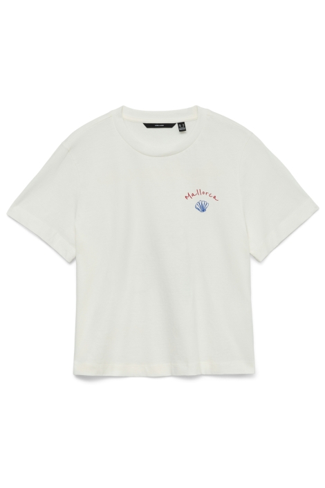 Vero Moda witte dames t-shirt | Vooraanzicht