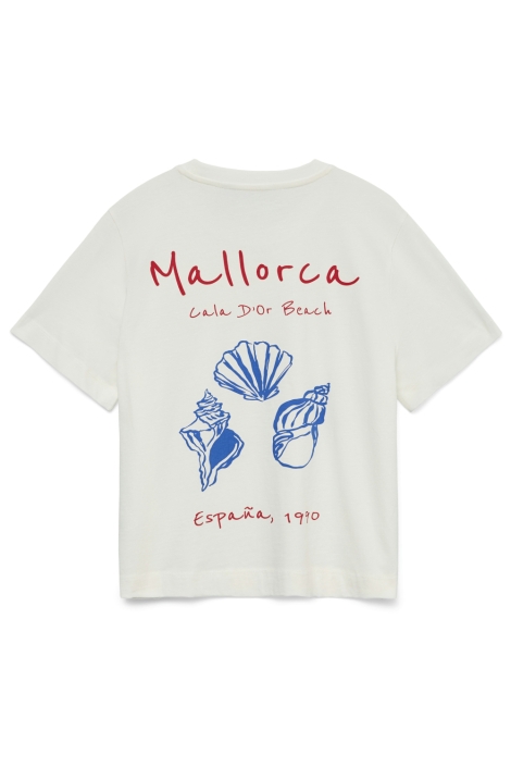 Vero Moda witte dames t-shirt | Achteraanzicht