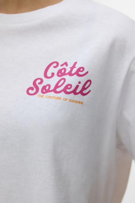 Vero Moda witte dames t-shirt | Close up