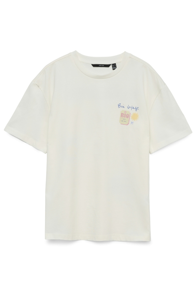 Vero Moda witte dames t-shirt | Vooraanzicht